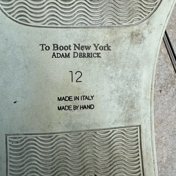 Adam Derrick To Boot New York Black Leather Sneakers in Nappa Black